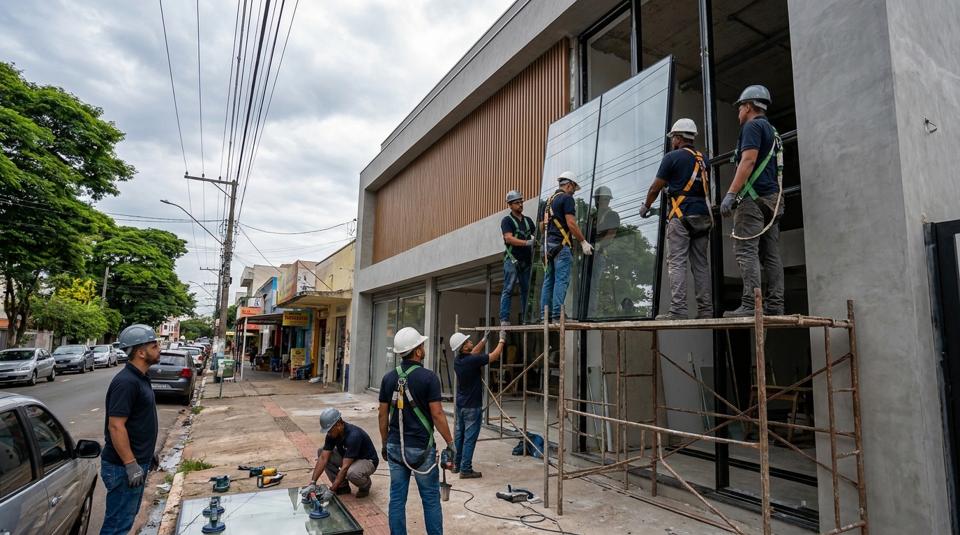 Fachada de Vidro em Cotia‑SP