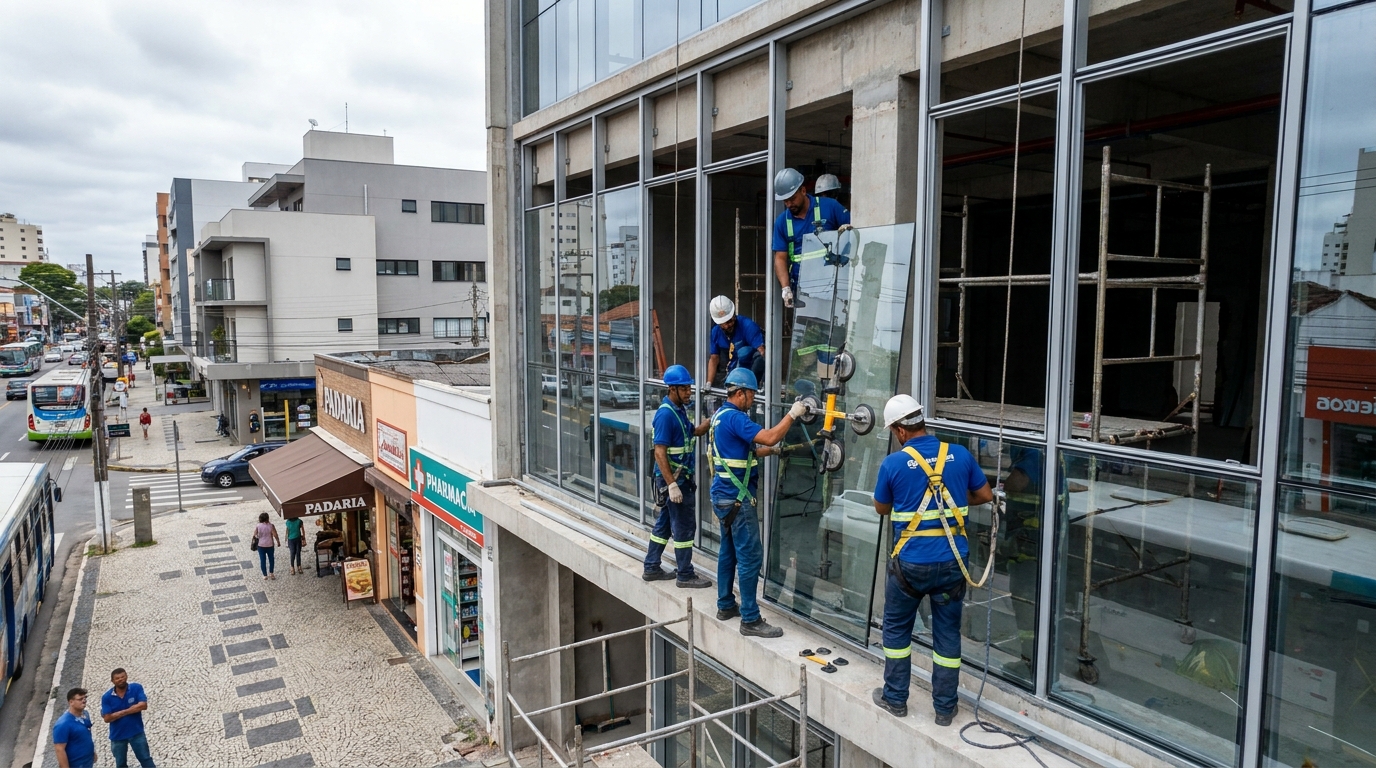 Fachada de Vidro em Cotia‑SP